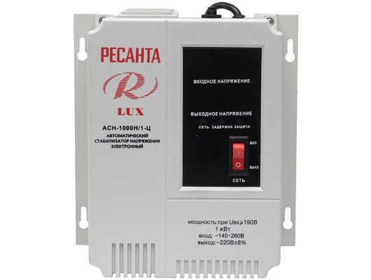 Стабилизатор напряжения РЕСАНТА АСН-1000Н/1-Ц